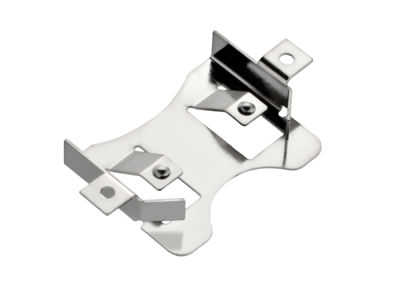 SMTM1632 表面贴装金属 (SMTM) - 低调电池座