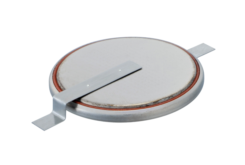 CR2325SM 带有两个标签页的水平SMD组件 SM 版本