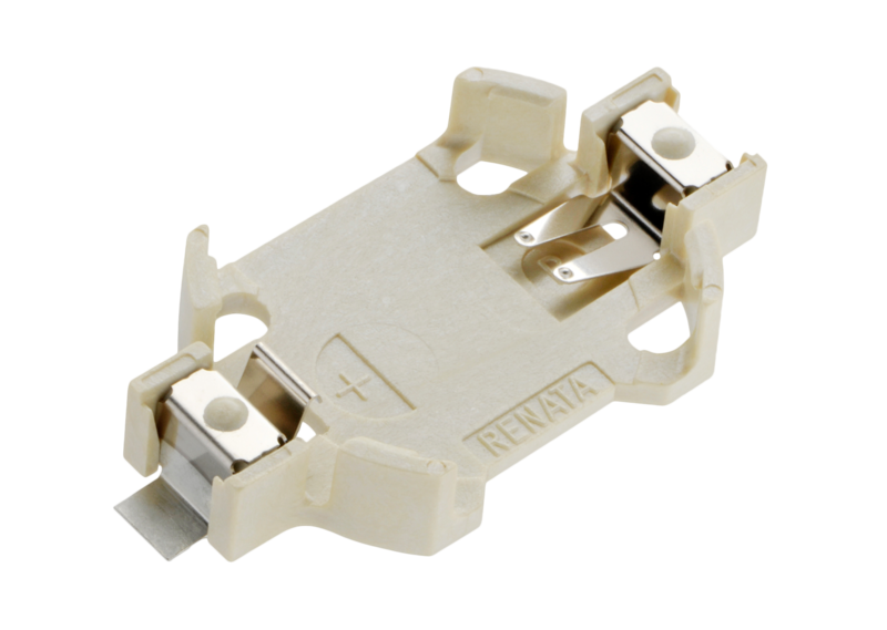 SMTU2032-C 带夹子的 SMT 组件电池座