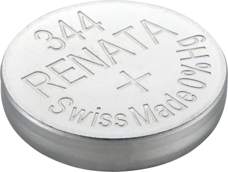 344 (OEM)  低耗电氧化银电池