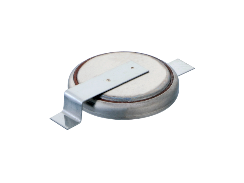 CR1225SM 带有两个标签页的水平SMD组件 SM 版本