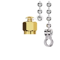 RFCT-SMA-CAP-GS-3  SMA舱壁千斤顶的IP67防护帽，带垫片和链条