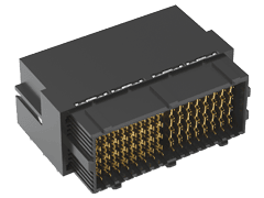 NVBM-RA 0.90 mm NovaRay® 微型加固型背板直角公座(直角插头)