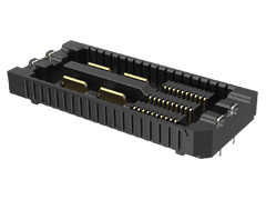 UDM6 0.635 mm AcceleRate® mP 高密度高速电源信号一体式端子