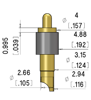 8PO-27-000N-02-642 PRECIDIP 连接器授权代理商｜BONCHIP 现货供应精密弹簧顶针定制连接器