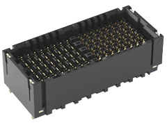 NVBF 系列 0.90 mm NovaRay® 微型加固型背板立式插座