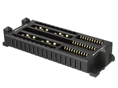 UDF6 0.635 mm AcceleRate® mP 高密度高速电源信号一体化插座