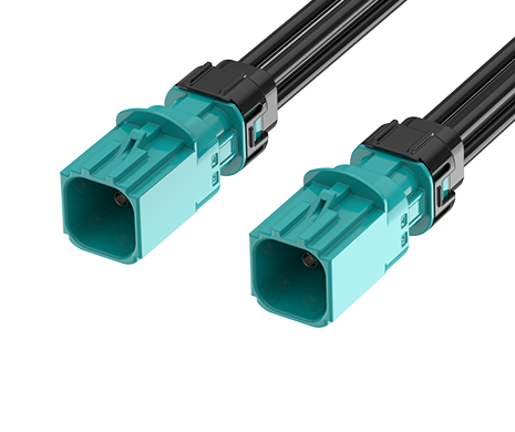 ATTEND Mini FAKRA B Plug(2x2) 电缆 FR-1P1P-100Z02W 授权代理商｜BONCHIP 现货供应 100CM IP67 Z Code 汽车射频连接线