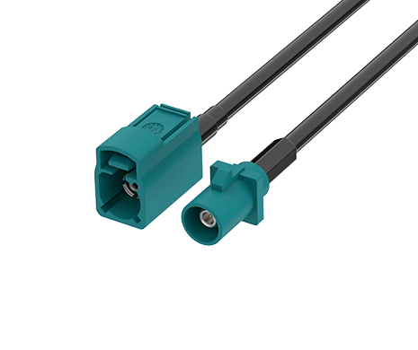 ATTEND FAKRA Jack 转 Plug 直头电缆 FR-1J1P-100Z01 授权代理商｜BONCHIP 现货供应 100CM 汽车射频连接线