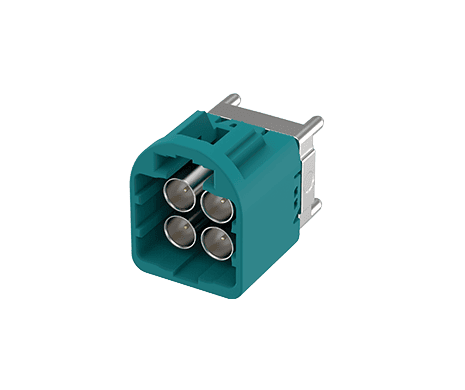 ATTEND Mini FAKRA Plug 230D-PSX00 授权代理商｜BONCHIP 现货供应 垂直 2x2 Port-A Type 汽车射频连接器