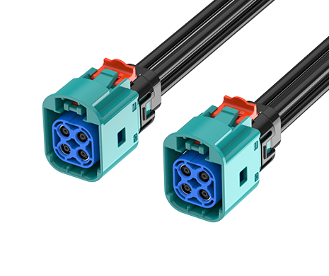 ATTEND Mini FAKRA B Jack(2x2) 电缆 FR-1J1J-100Z04W 授权代理商｜BONCHIP 现货供应 100CM Type B IP67 Z Code 汽车射频连接线