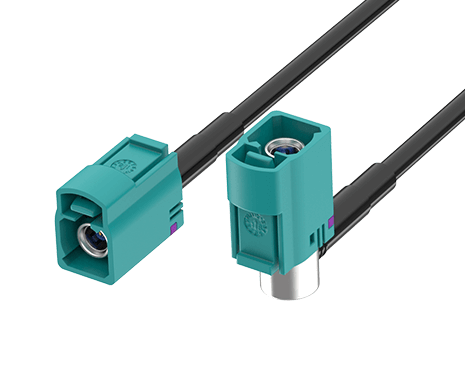 ATTEND FAKRA Jack STR to Jack R/A 电缆 FR-1J1J-100Z02W 授权代理商｜BONCHIP 现货供应 100CM IP67 Z Code 汽车射频连接线
